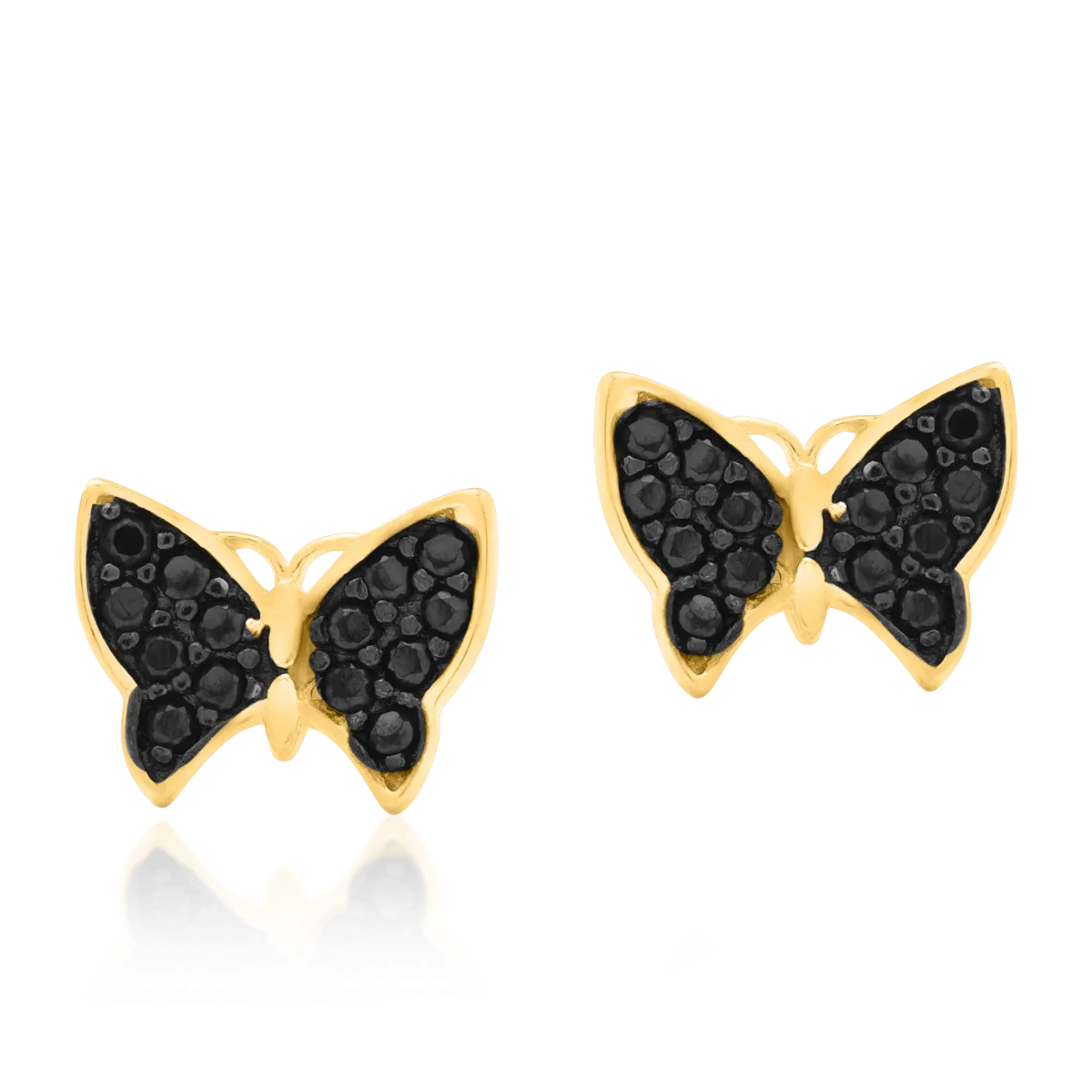 14K yellow gold earrings