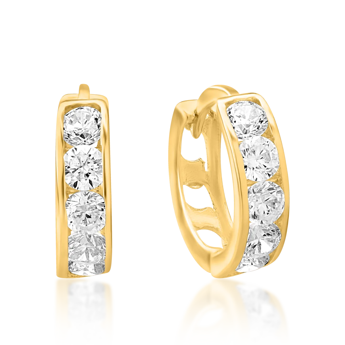 14K yellow gold earrings