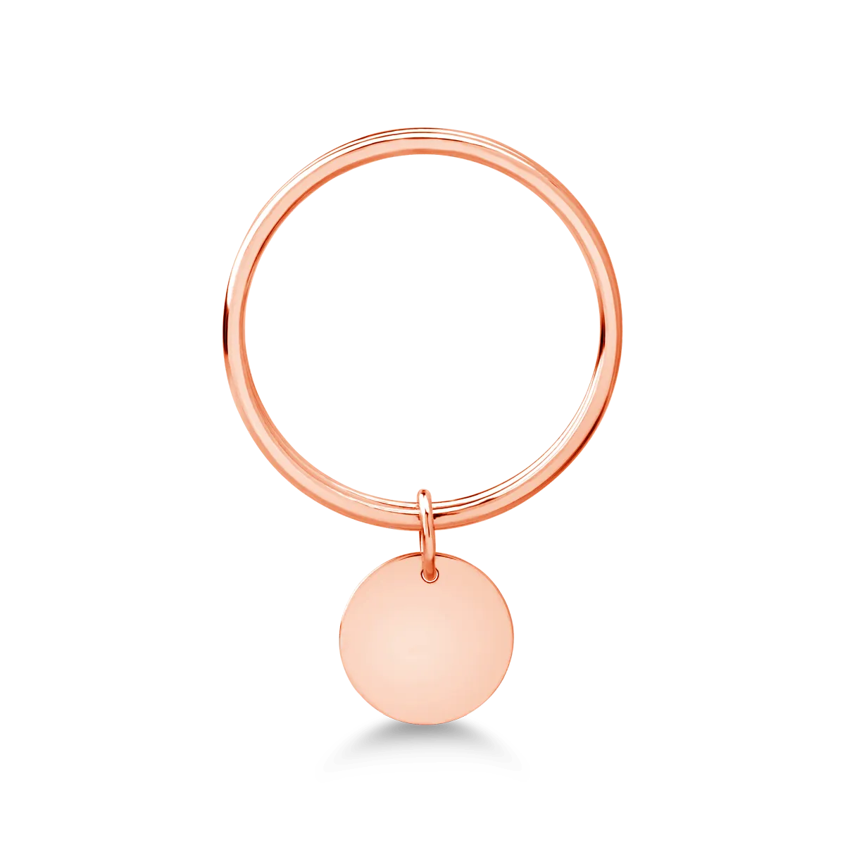 14K rose gold ring