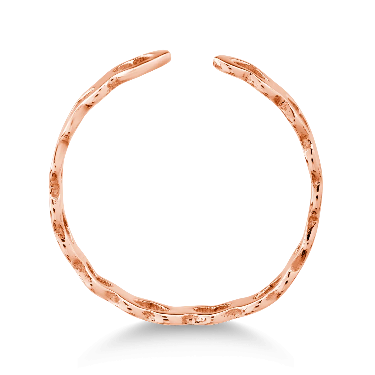 14K rose gold ring