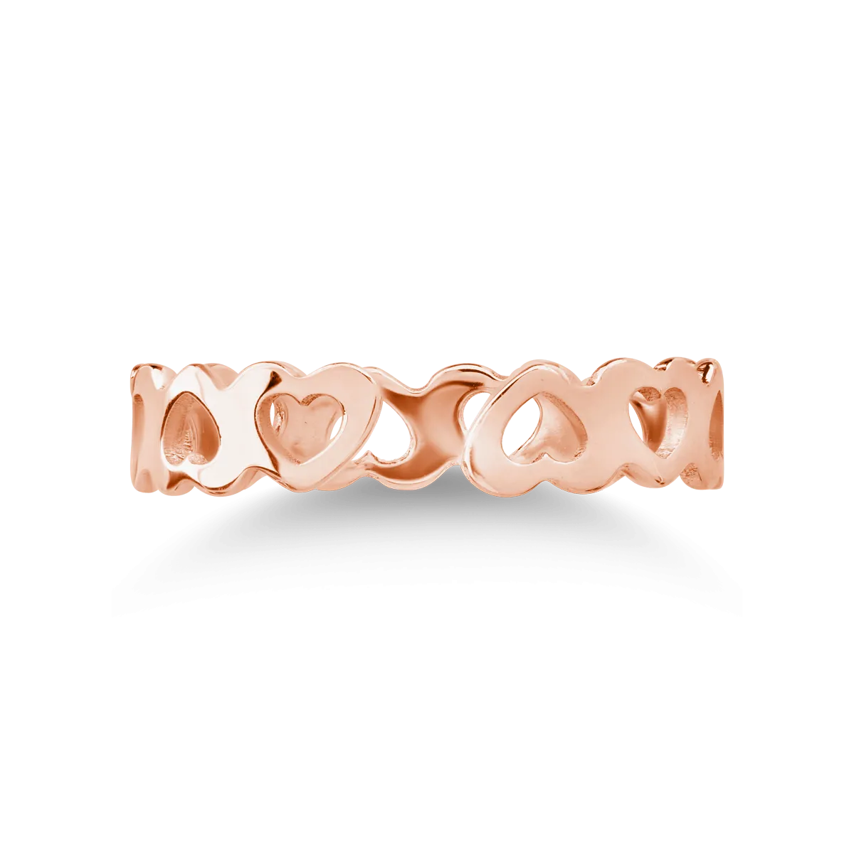 14K rose gold ring