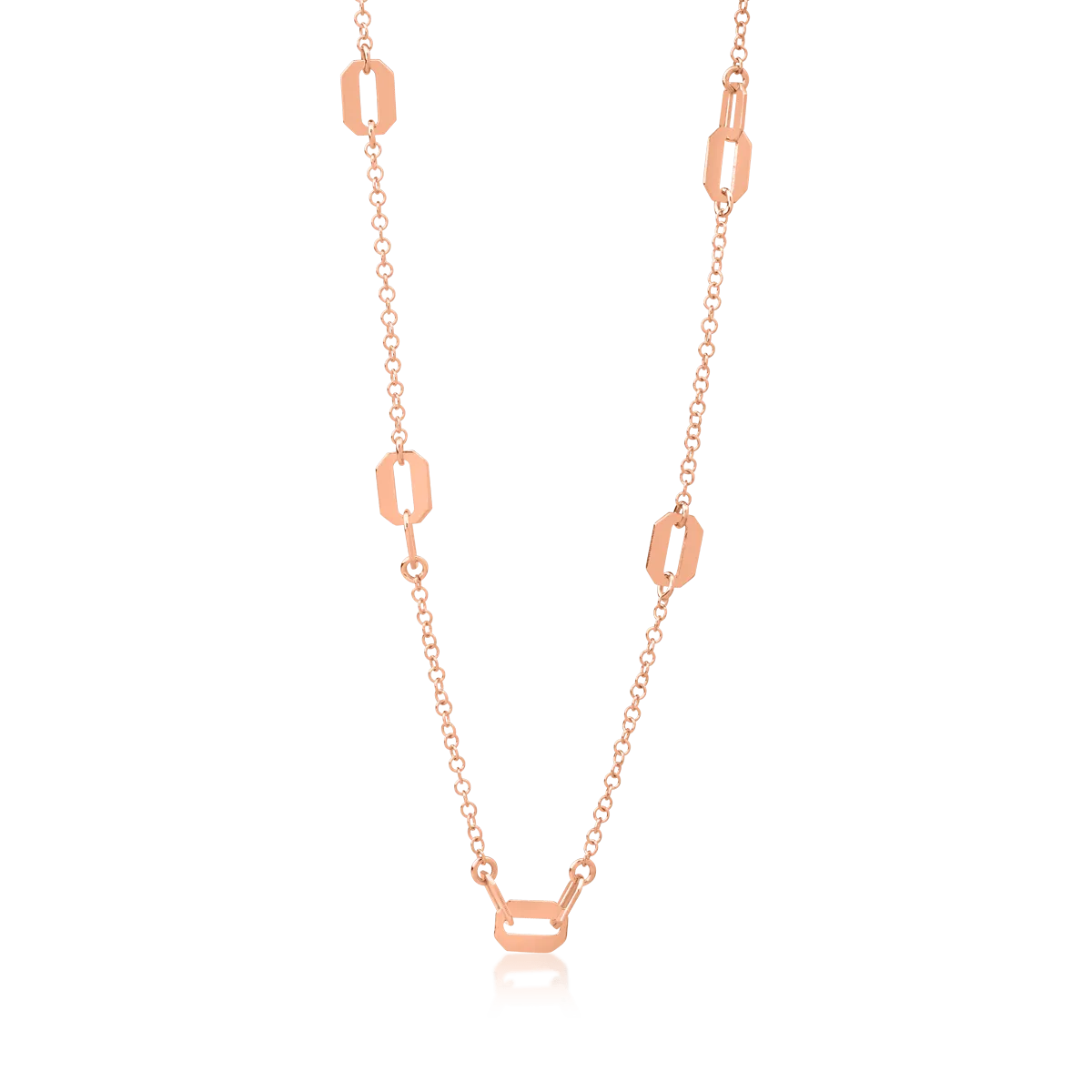 14K rose gold necklace