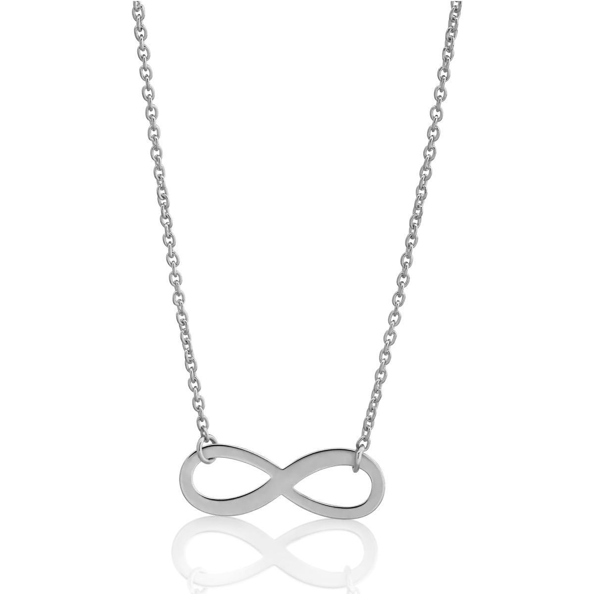 14K white gold pendant chain