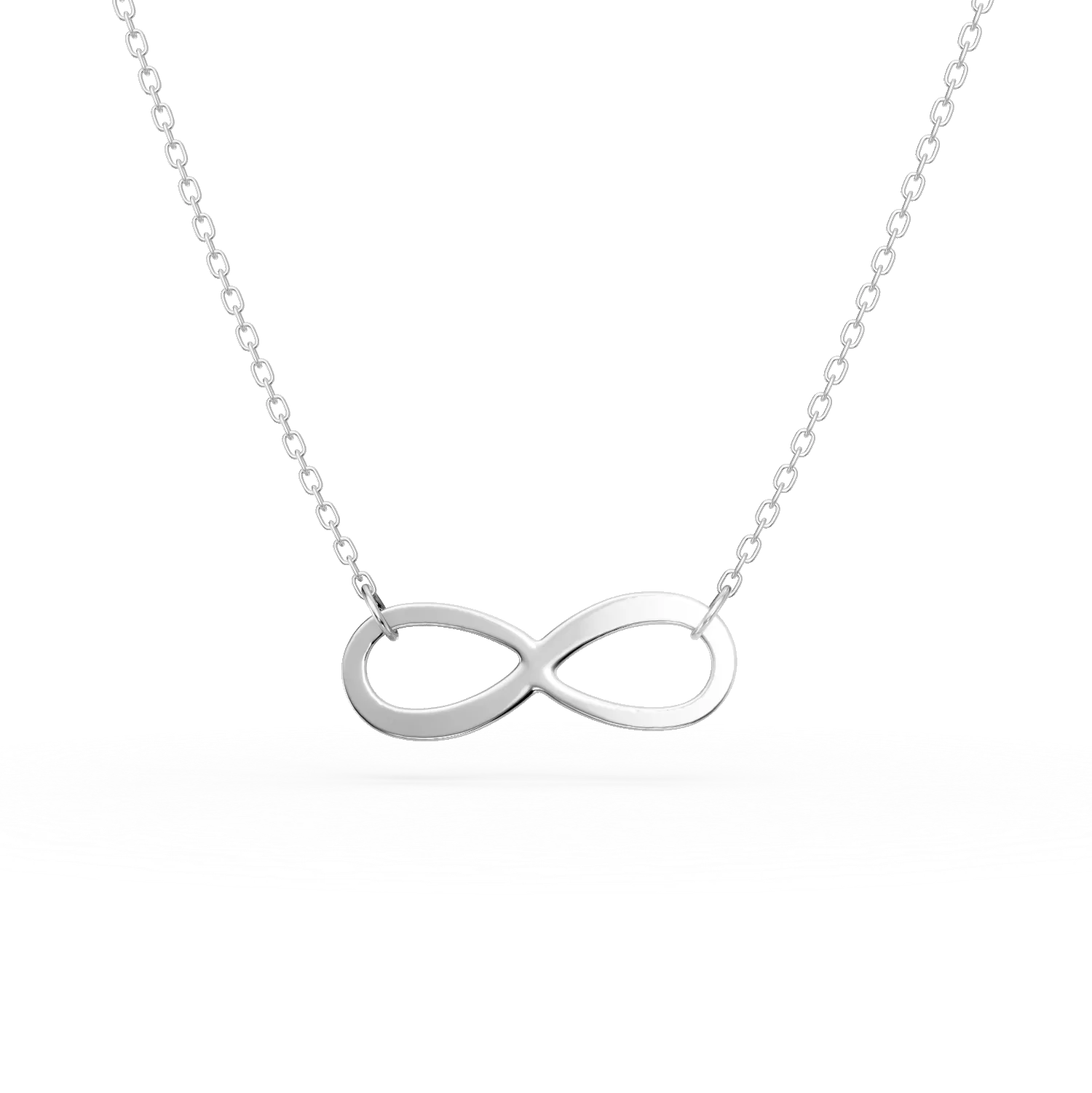 14K white gold pendant chain