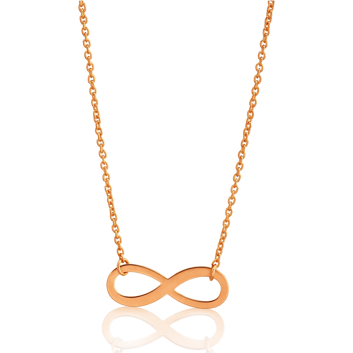 14K rose gold pendant chain