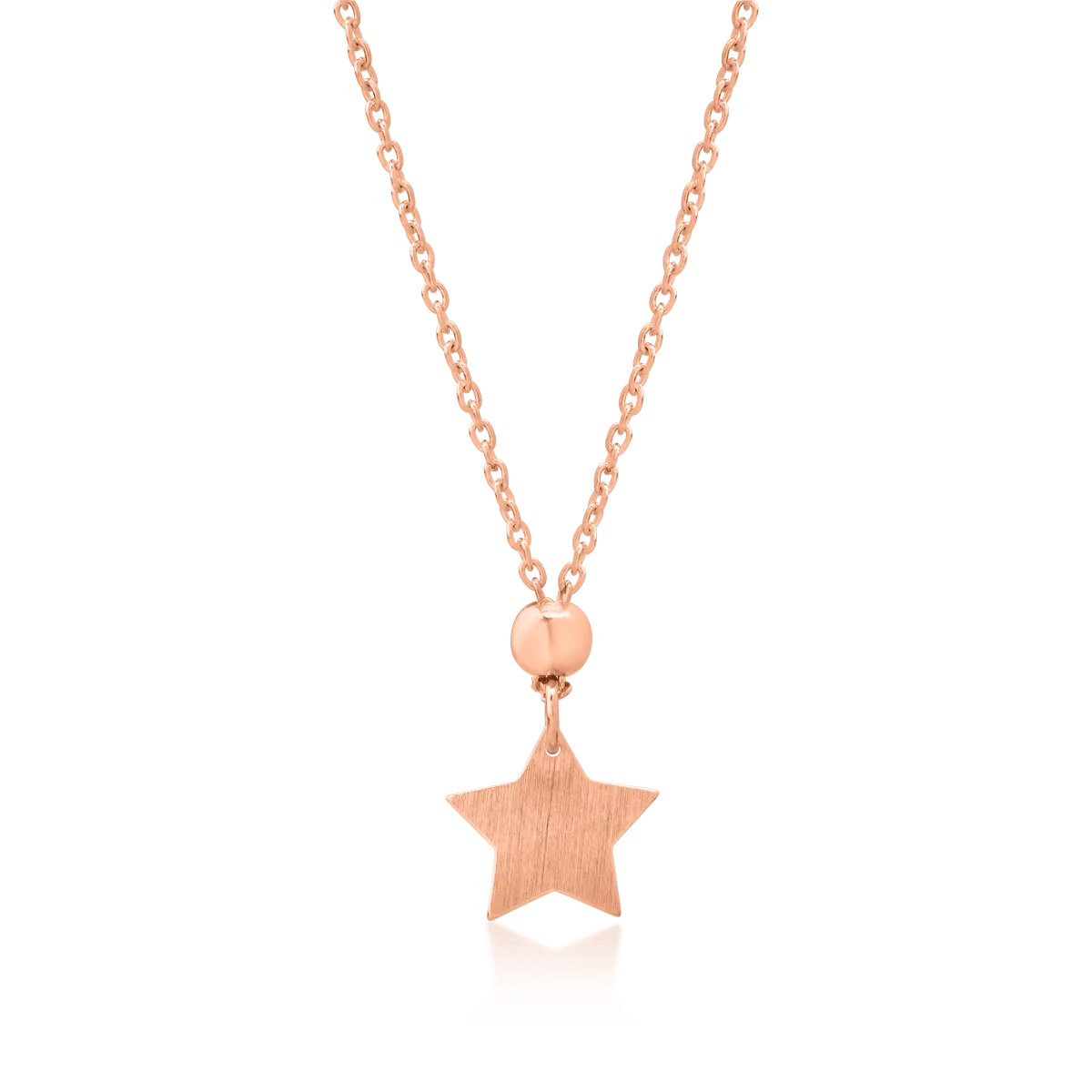 14K rose gold pendant chain