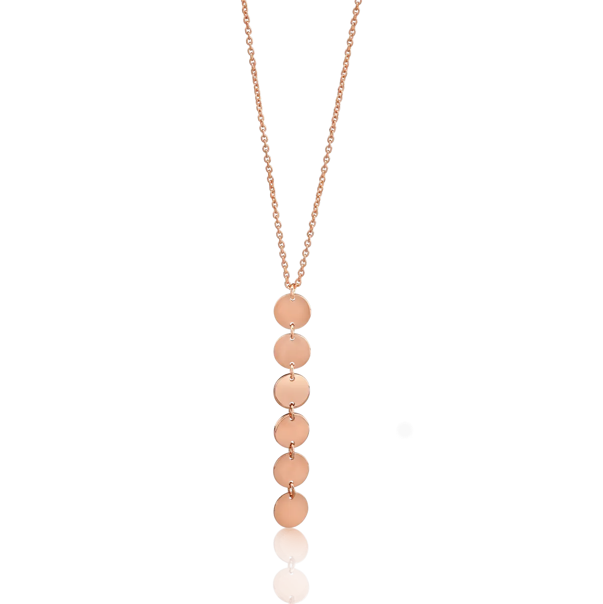 14K rose gold pendant chain