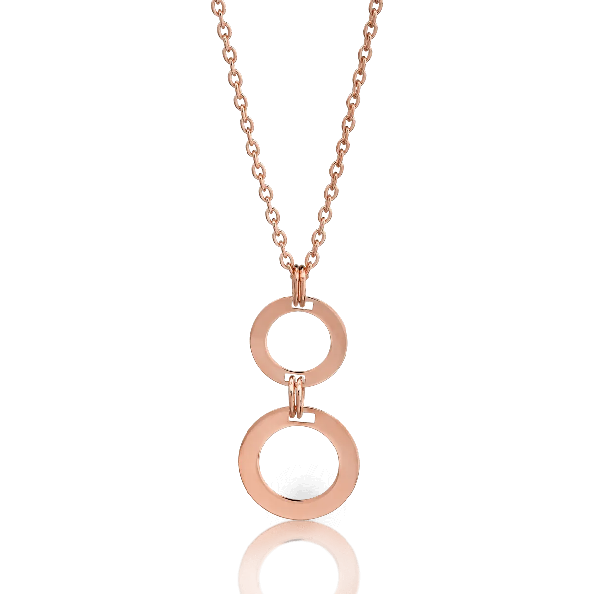 14K rose gold pendant chain