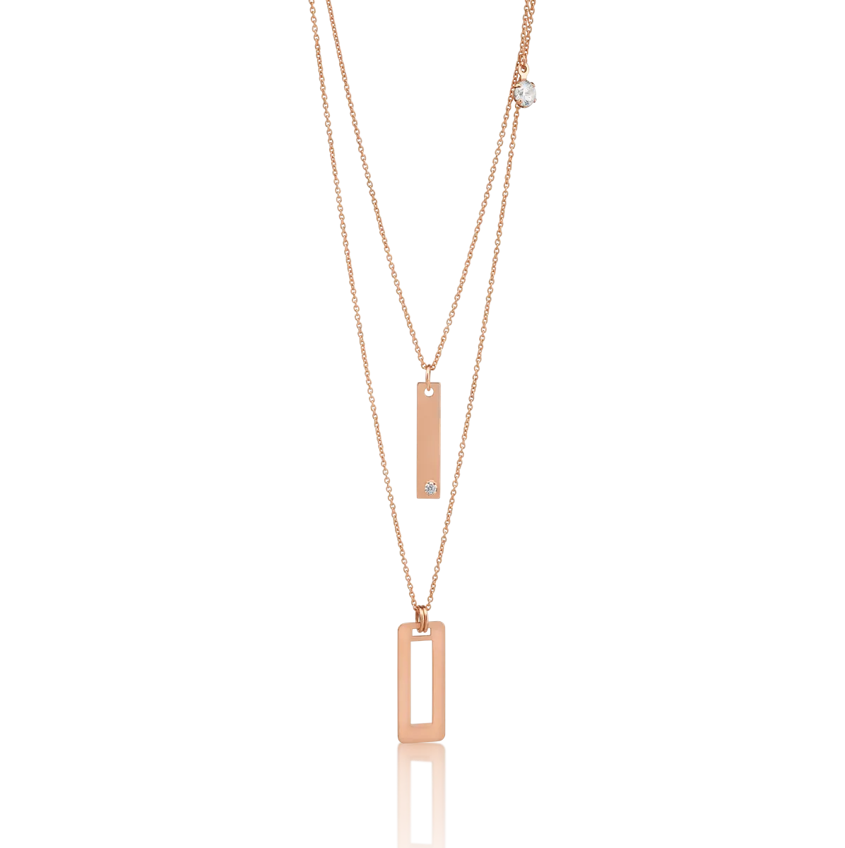 Rose gold pendant chain-53452