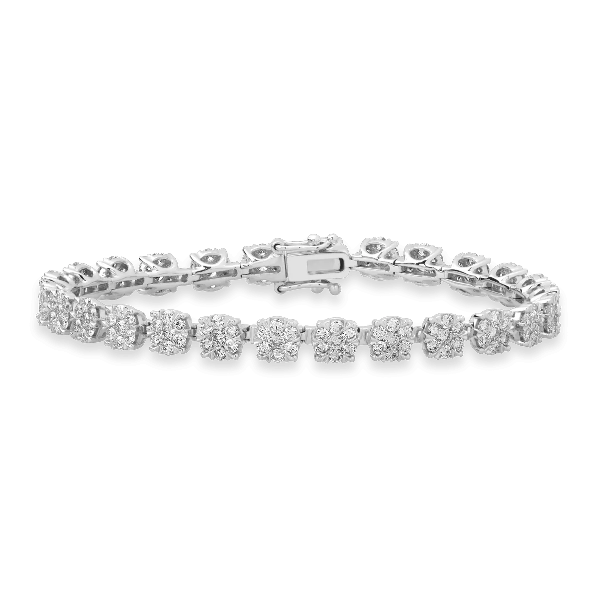18K white gold bracelet with 3ct diamonds