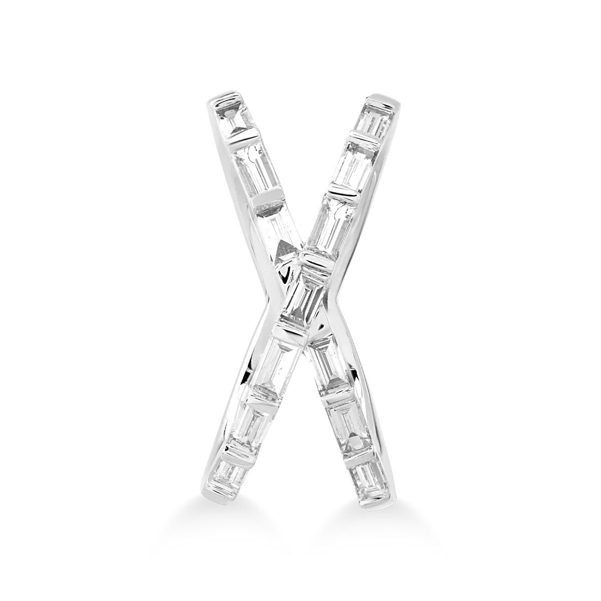 Пръстен от бяло злато 18K с диамант 0.5ct