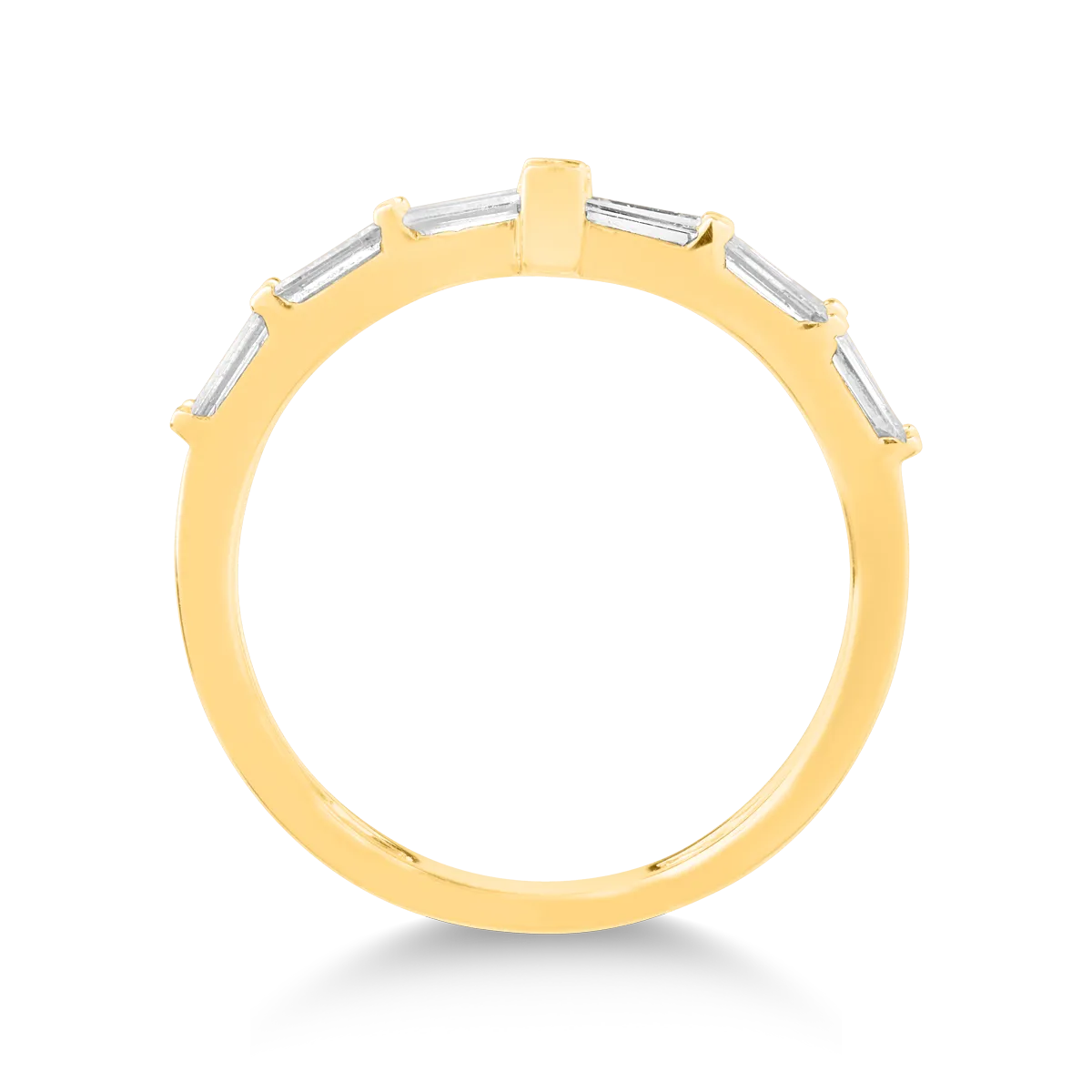 Inel din aur galben de 18K cu diamante de 0.86ct