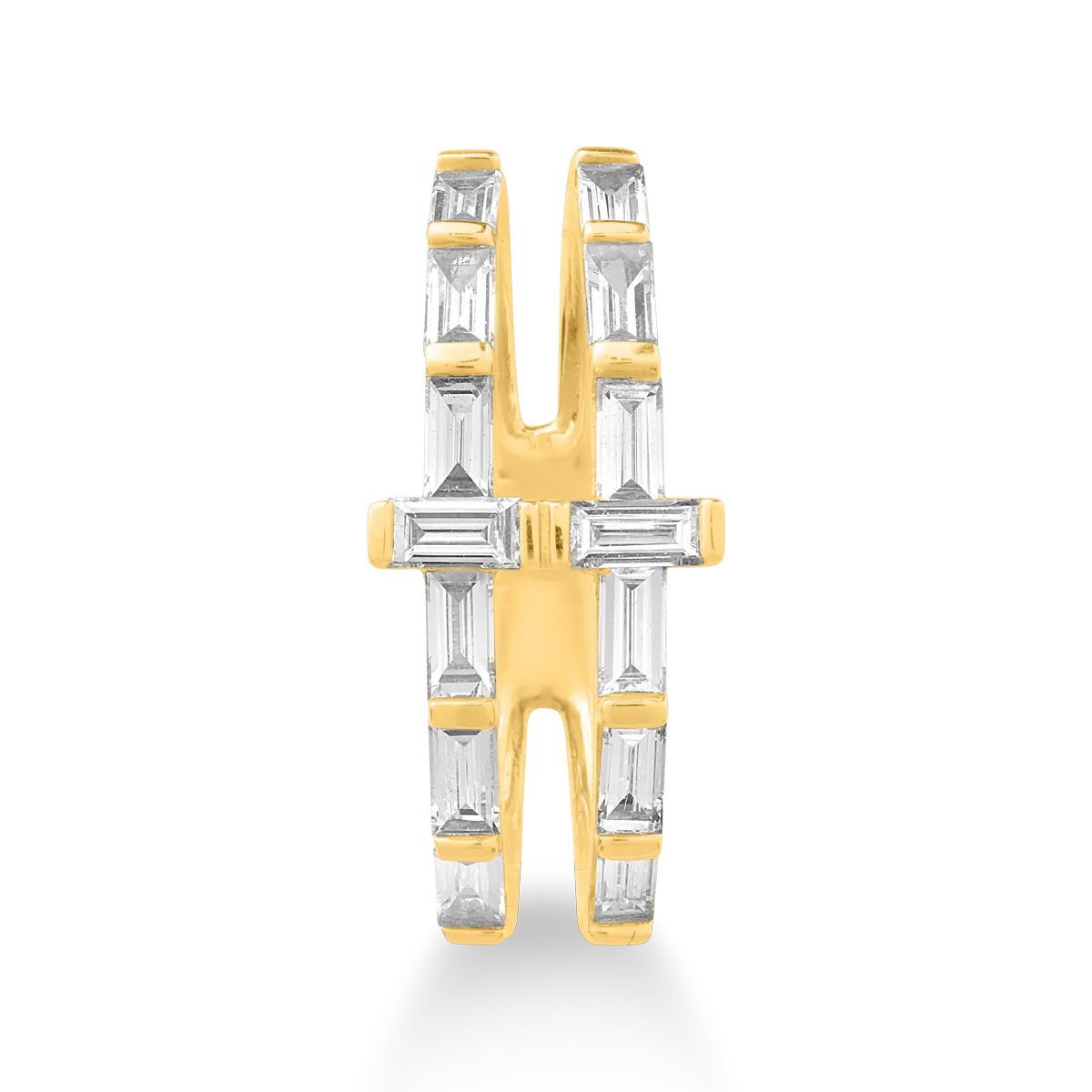 Inel din aur galben de 18K cu diamante de 0.86ct
