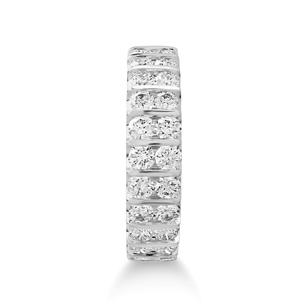 18K white gold ring with 1.2ct diamonds