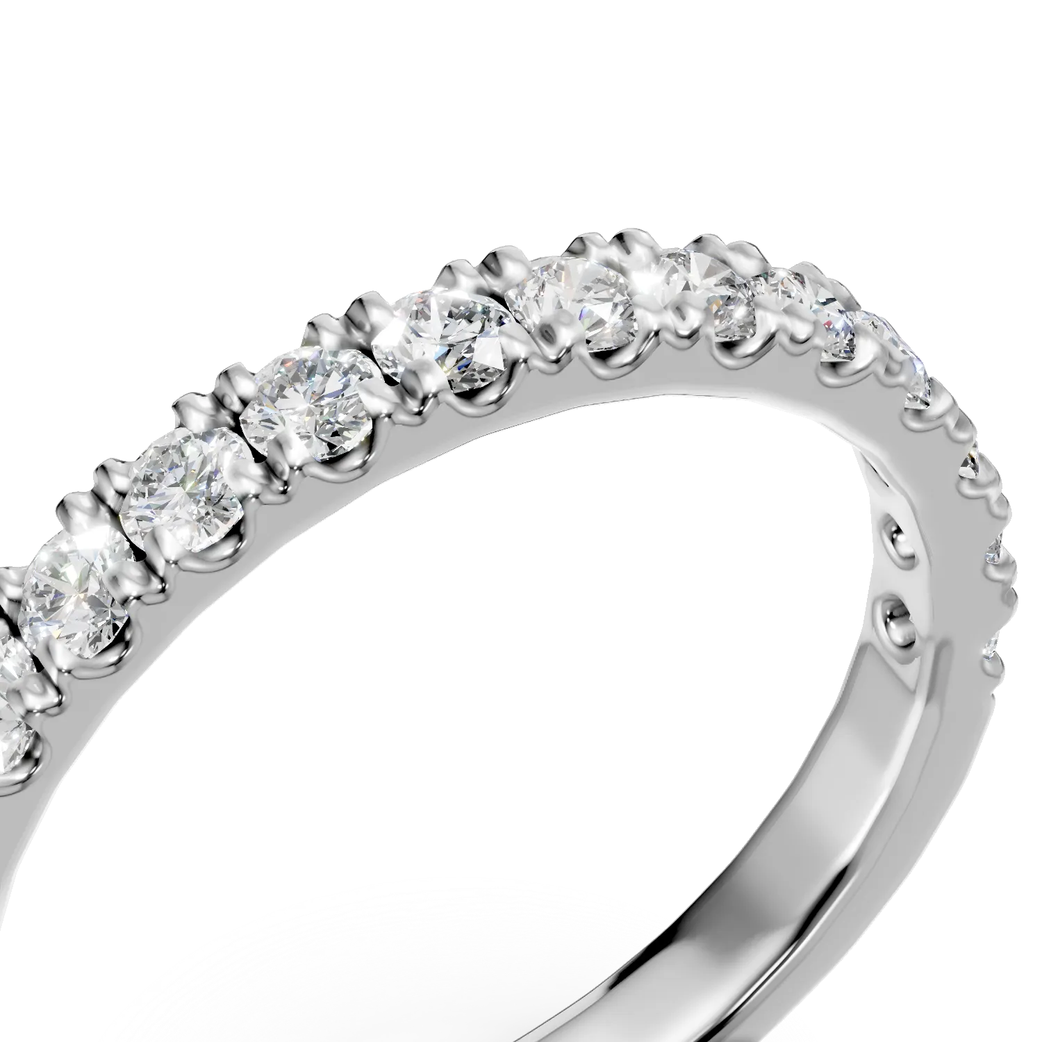 Inel din aur alb cu diamante de 0.51ct