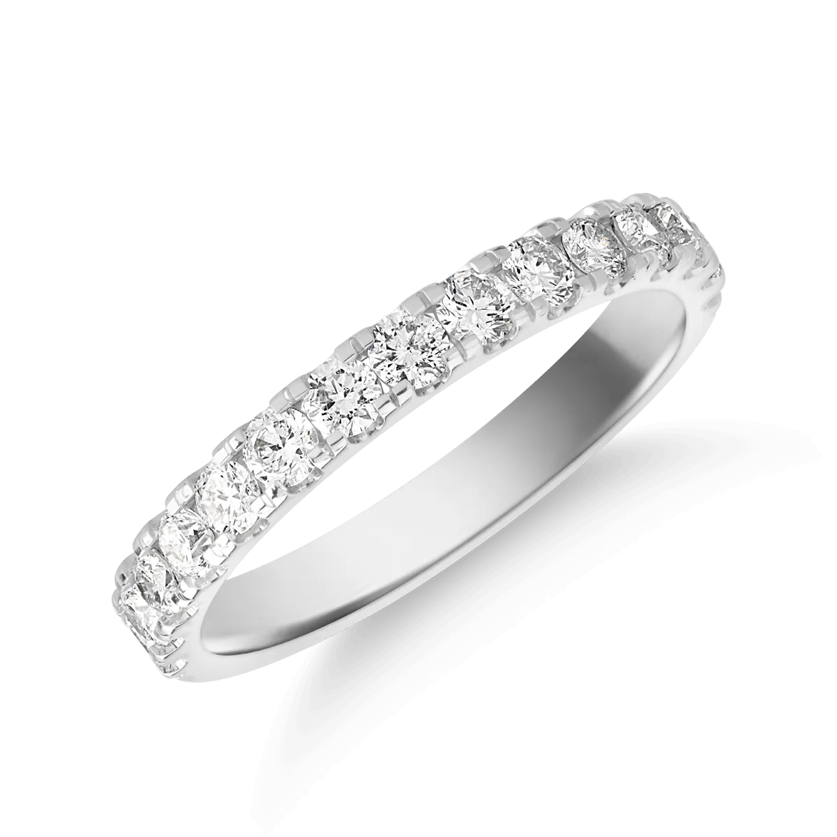 Inel din aur alb cu diamante de 0.47ct