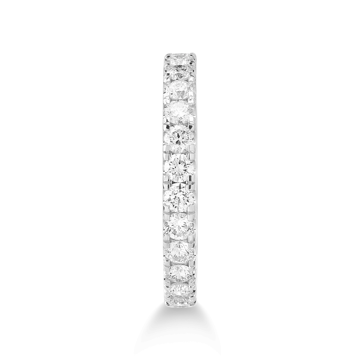 18k fehér arany gyűrű gyémántokkal 0.47ct