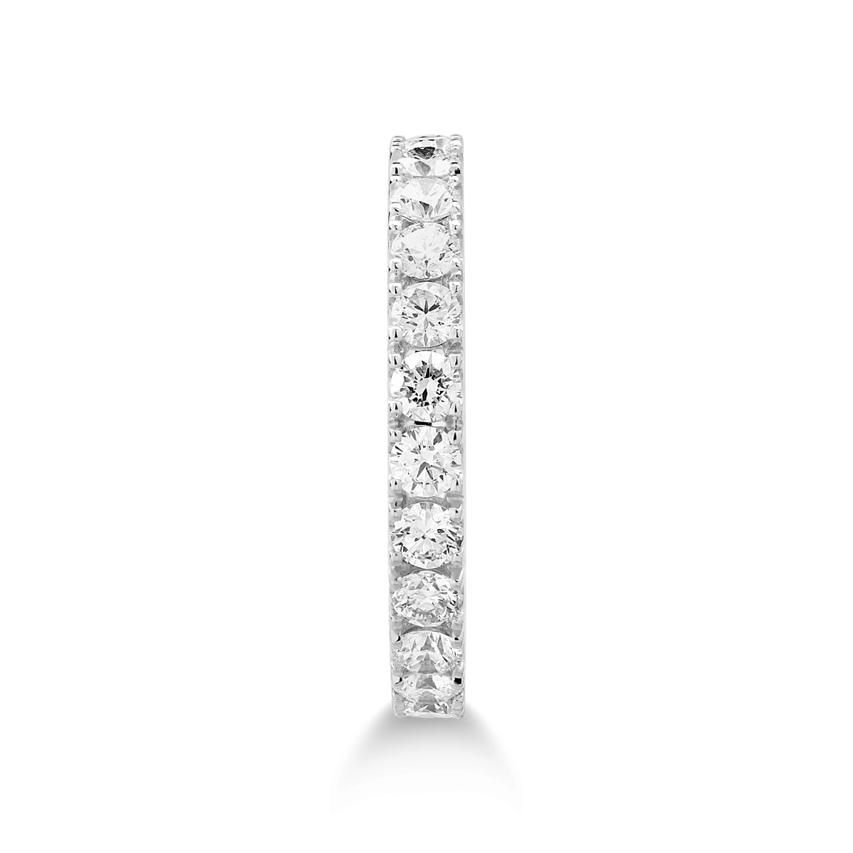 18K white gold infinity ring with 1.19ct diamonds
