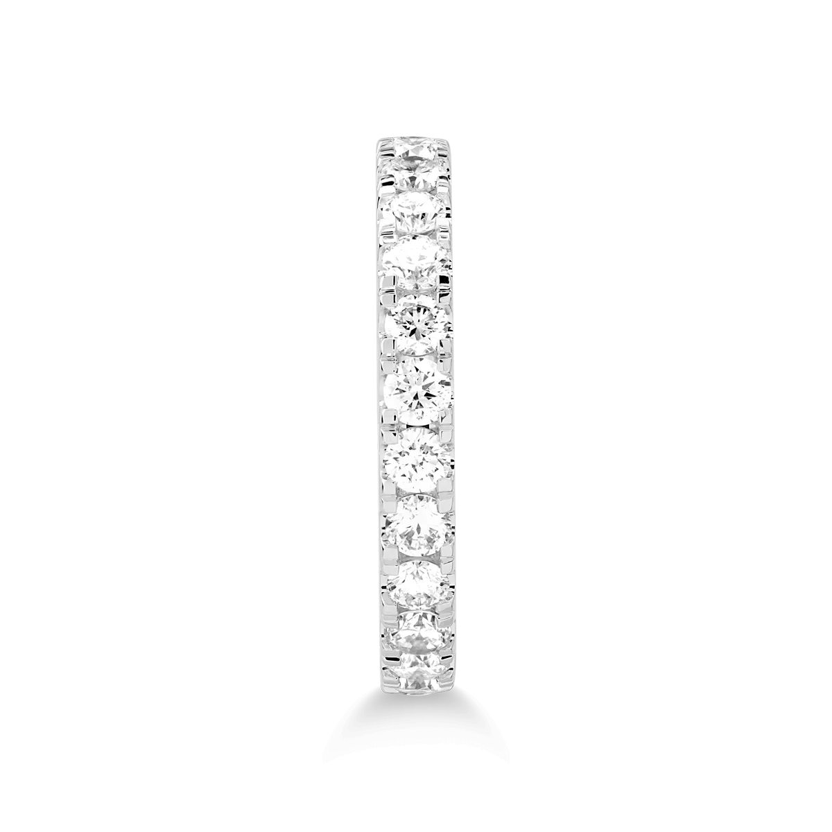 Inel infinity din aur alb de 18K cu diamante de 0.97ct - 2 | YEO