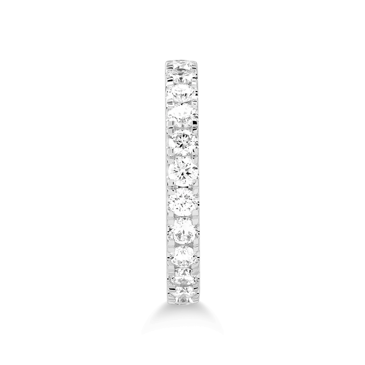 Pierścionek Infinity z 18K białego złota i diamenty 0.97kr
