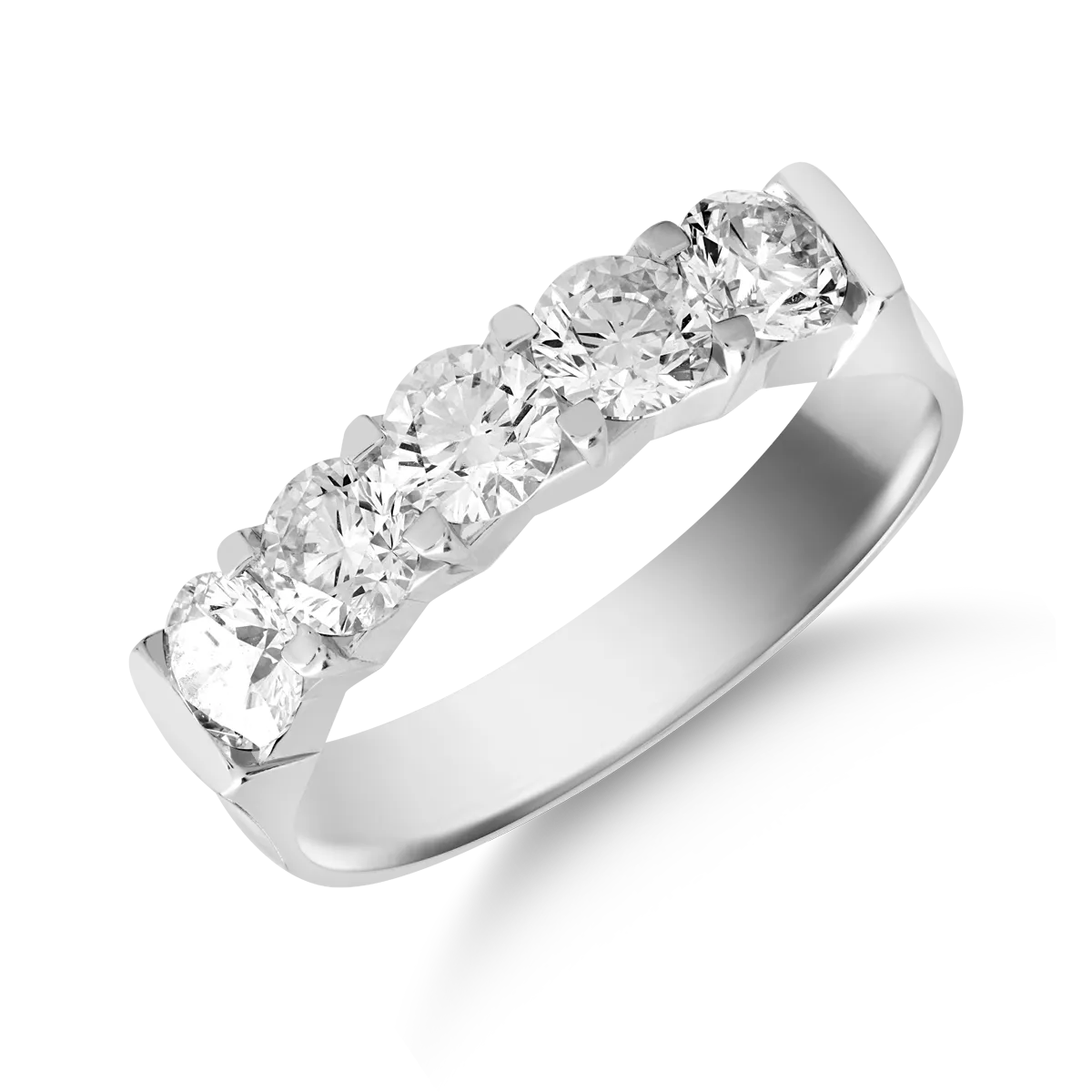 Teilor Inel din aur alb cu diamante de 1.3ct
