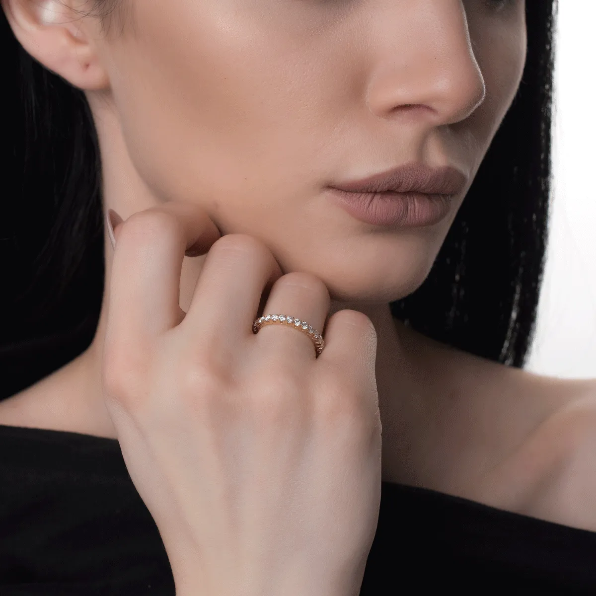 Пръстен от 18K жълто злато с диаманти от 1ct