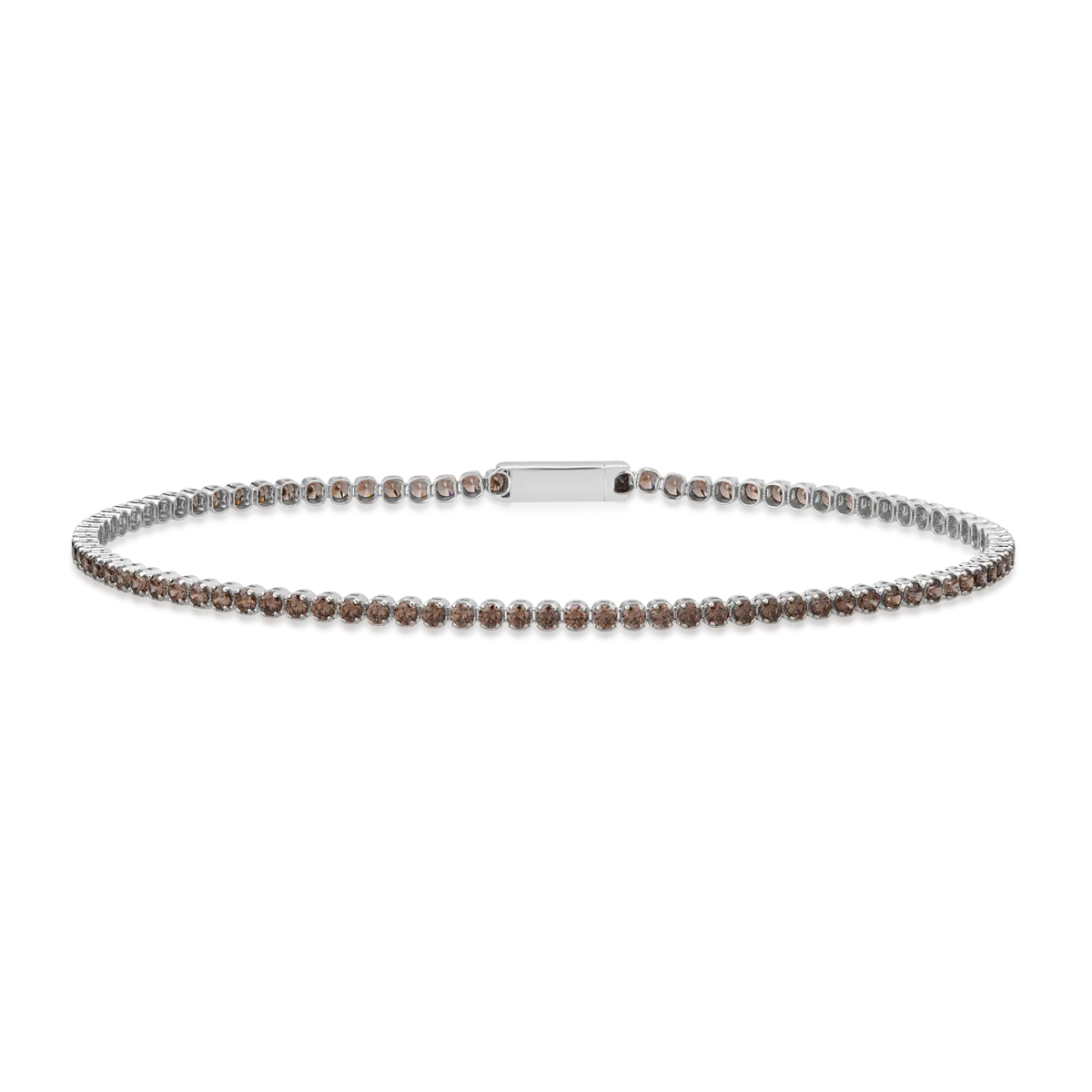 White gold tennis bracelet