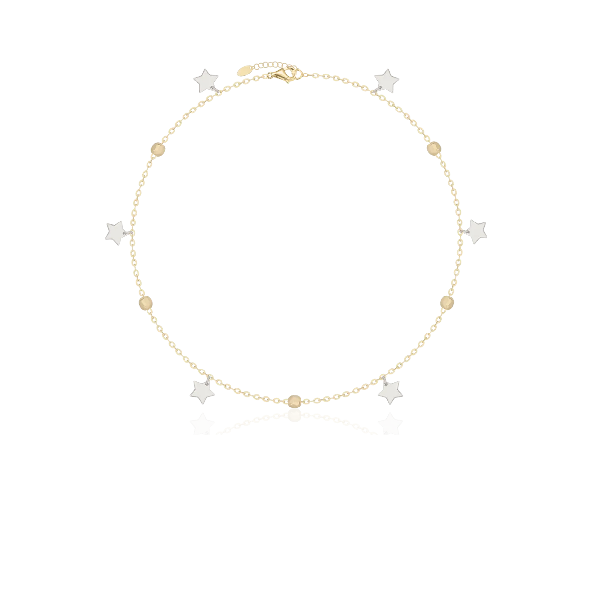 14K white/yellow gold bracelet