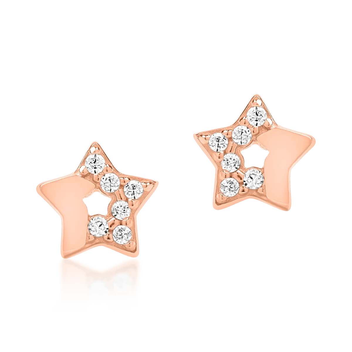 14K rose gold earrings