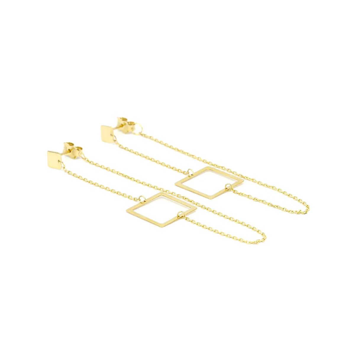 14K yellow gold earrings