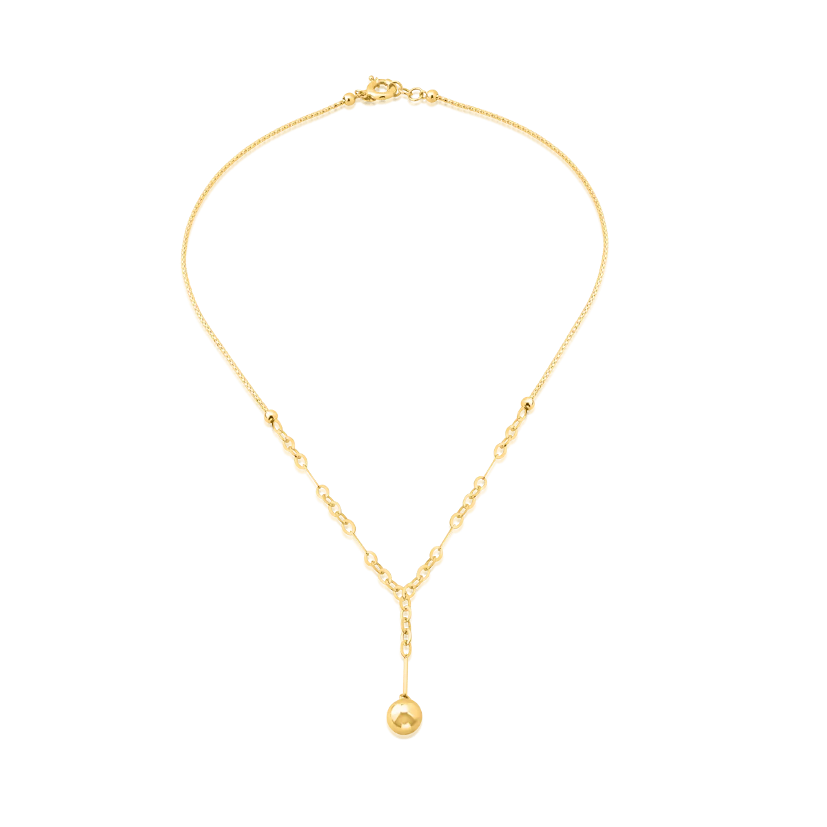 14K yellow gold necklace