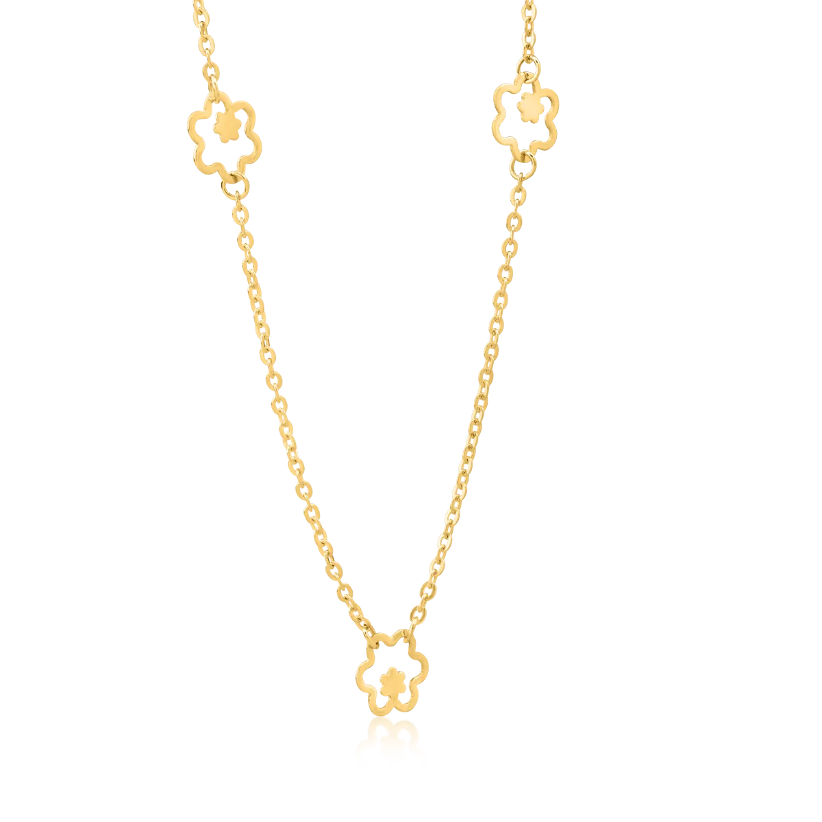 Colier din aur galben