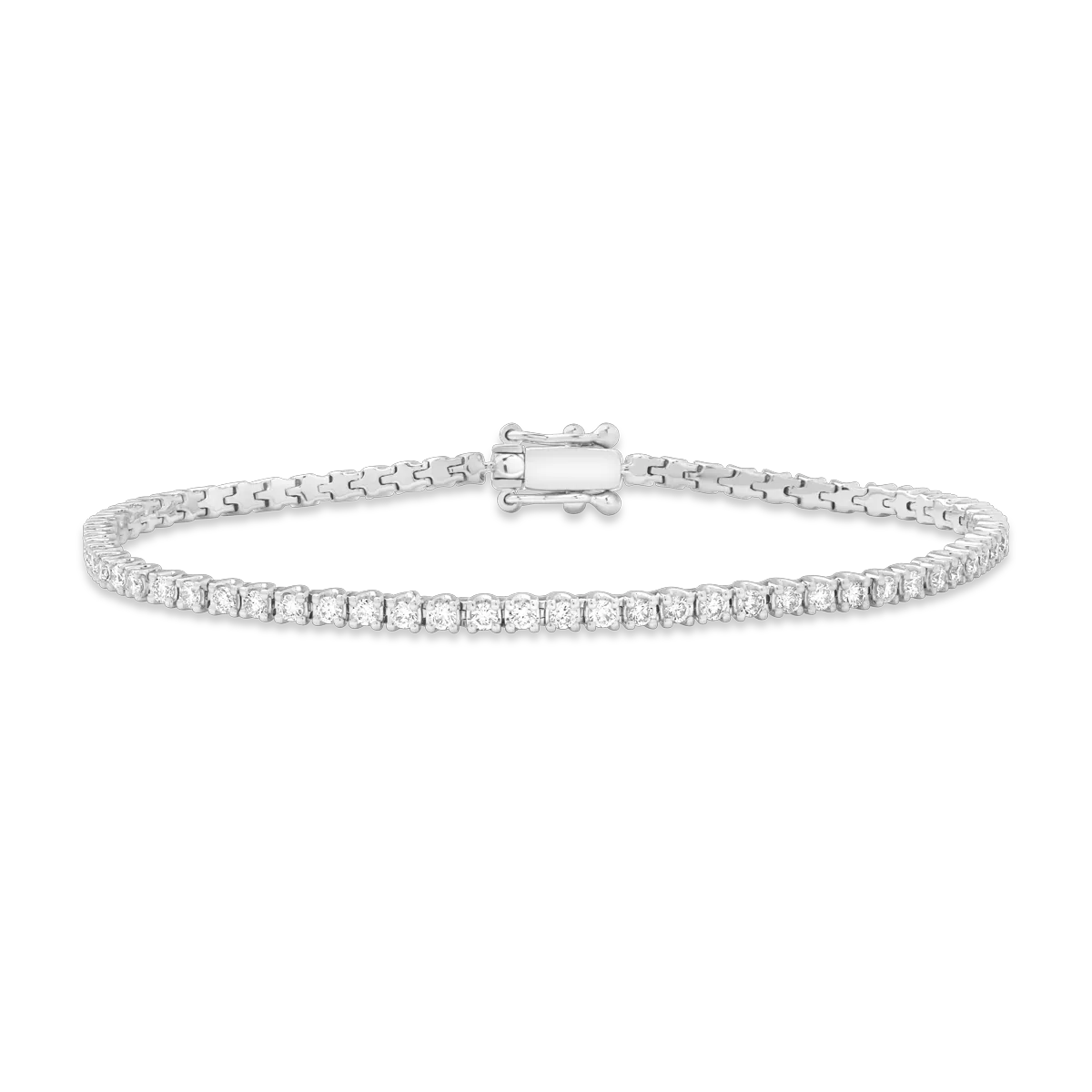 18K white gold bracelet with 1.97ct diamonds