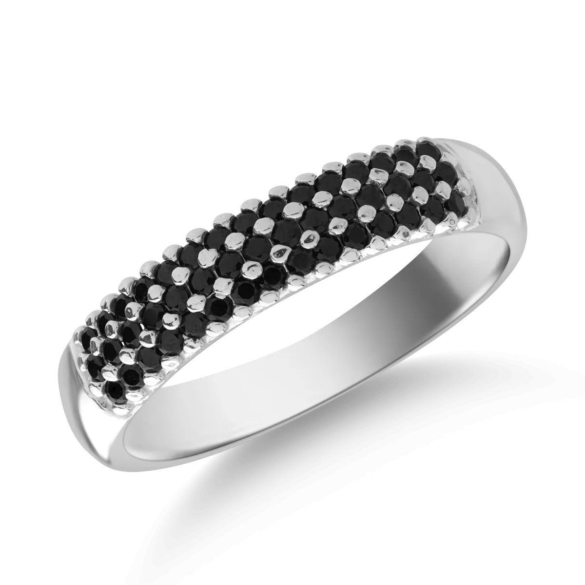 14K white gold ring