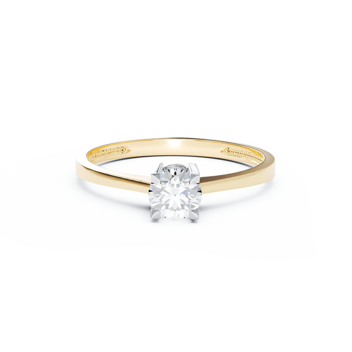 14k yellow gold engagement ring