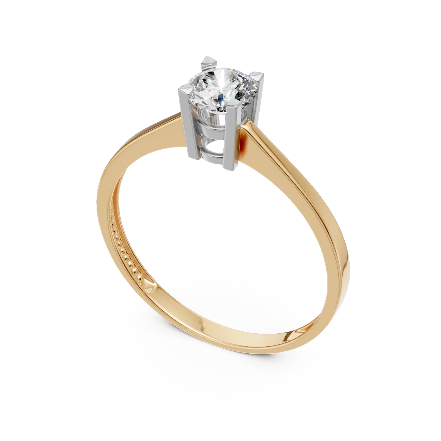 14k yellow gold engagement ring