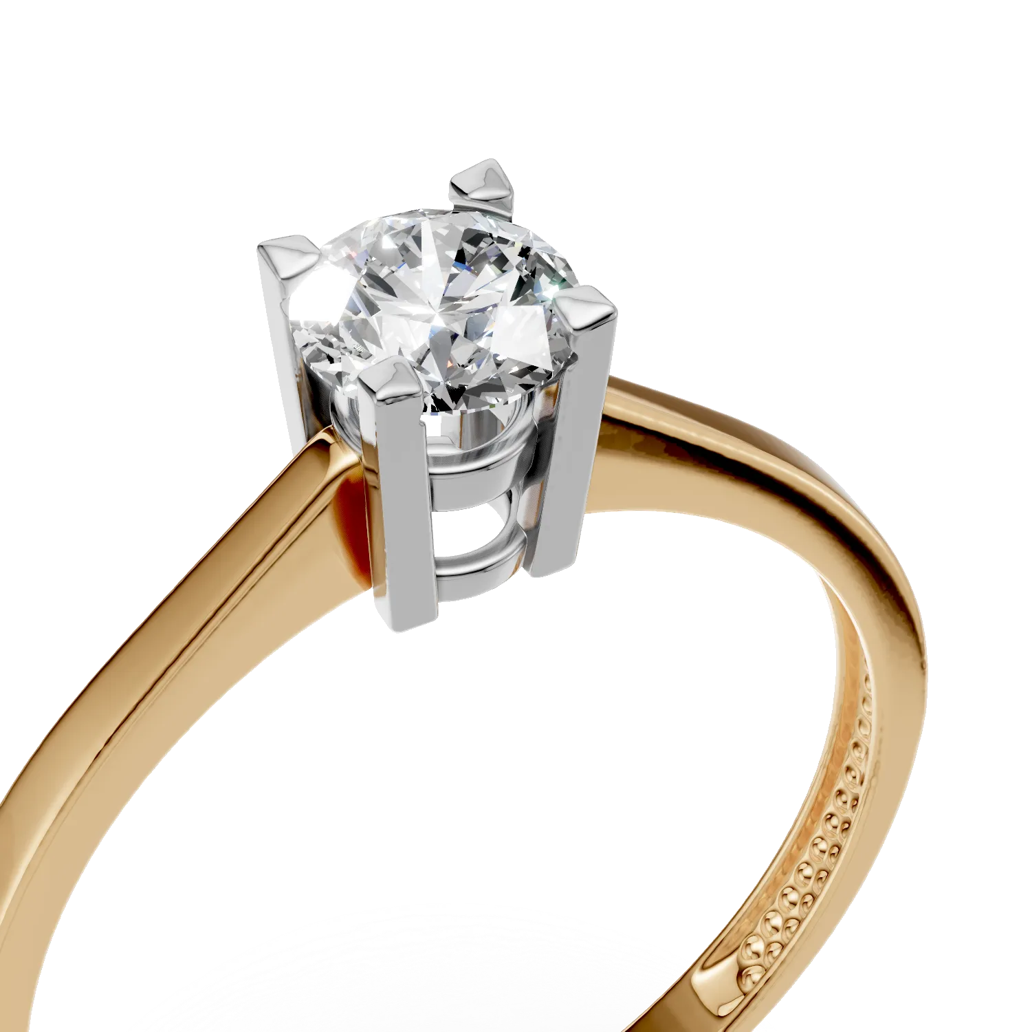 14k yellow gold engagement ring