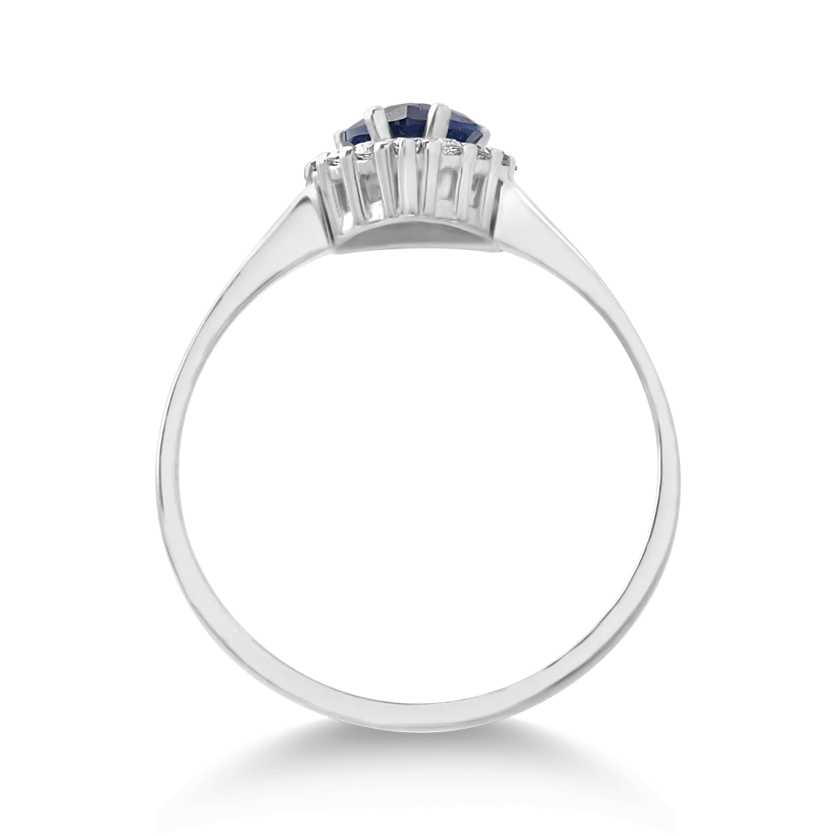 14k white gold ring