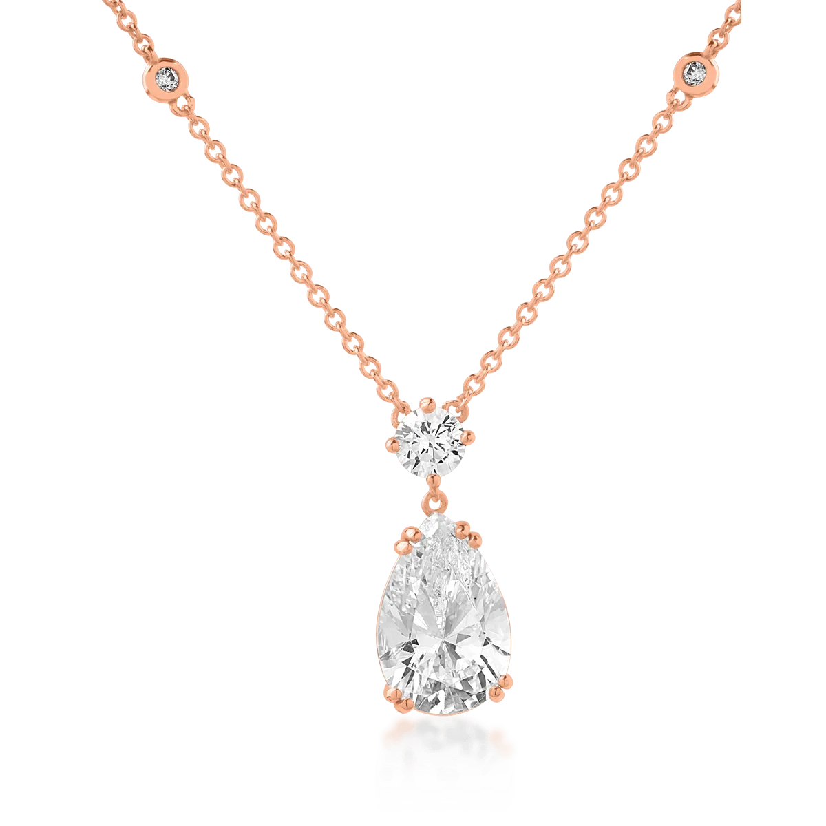 14K rose gold necklace