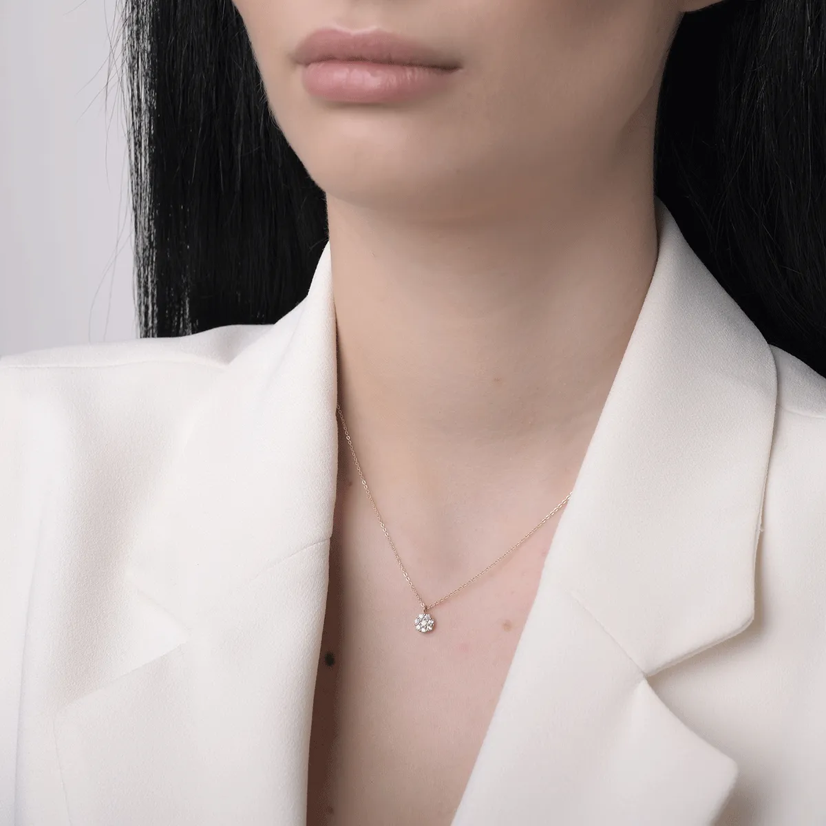 Wisiorek z żółtego 14K złota