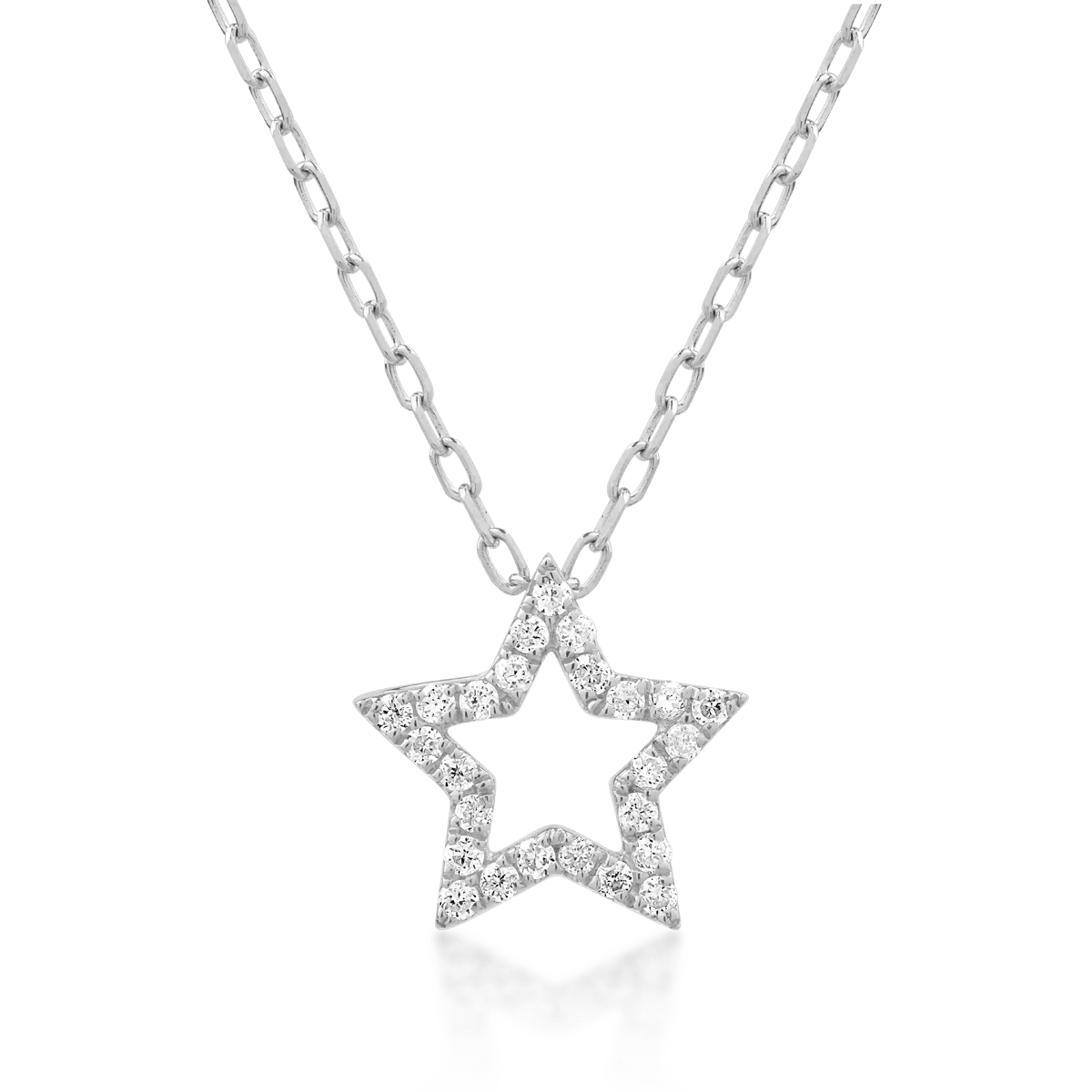 Wisiorek z 18K białego złota z diamentami o masie 0.06ct-119914