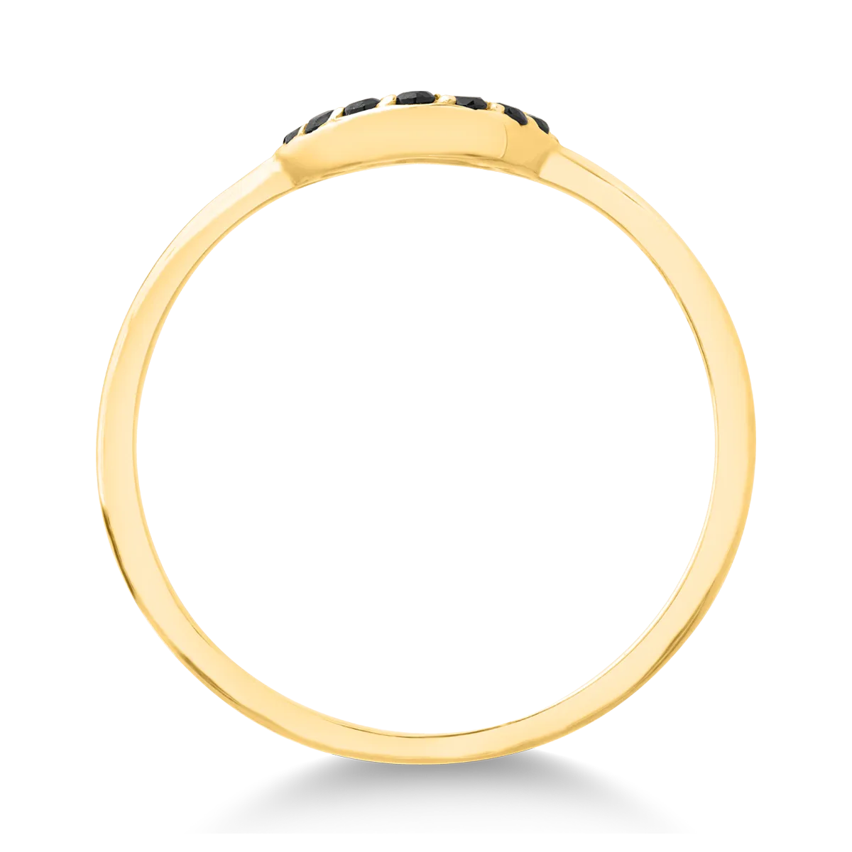 Gyűrű 14K-os sárga aranyból.