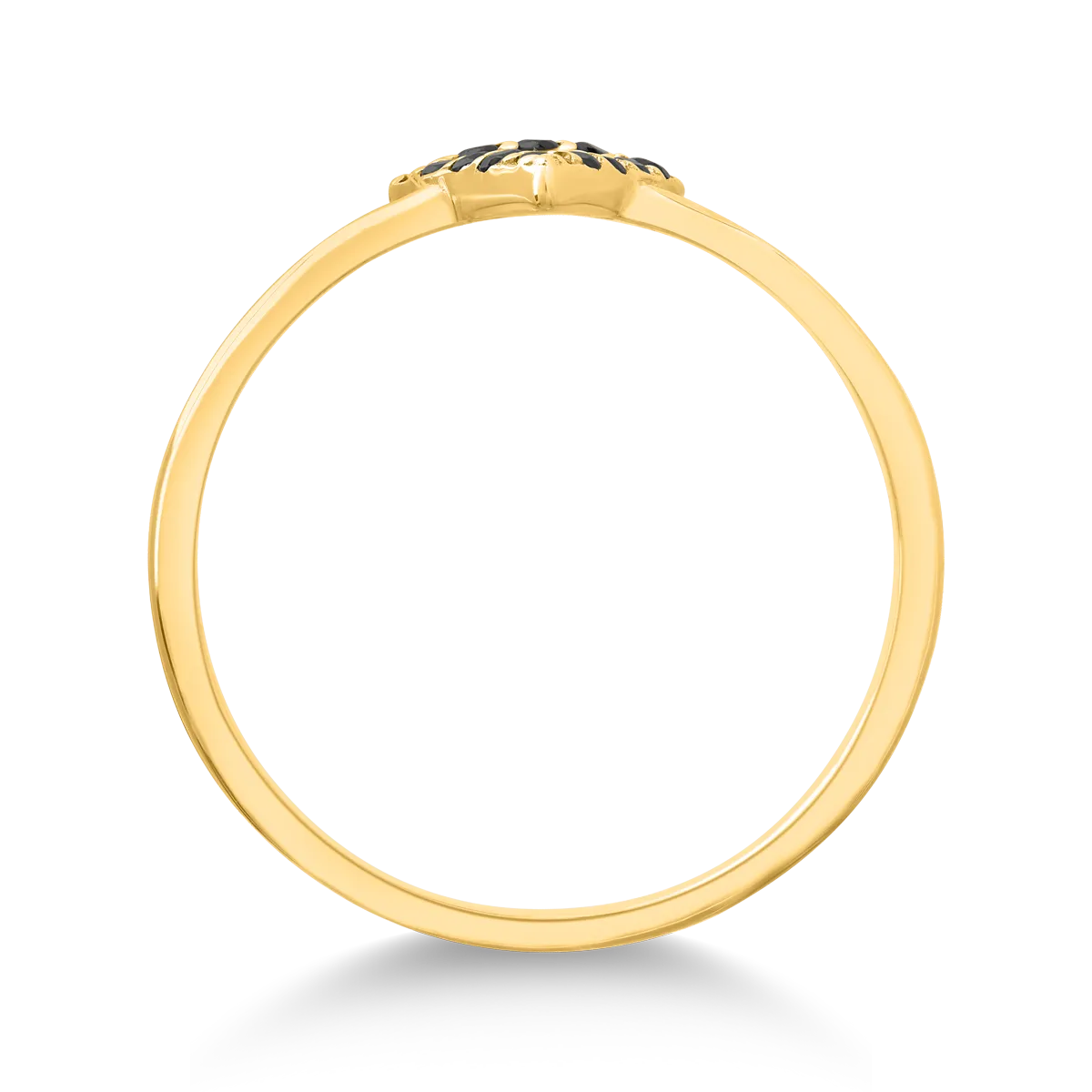 Gyűrű 14K-os sárga aranyból