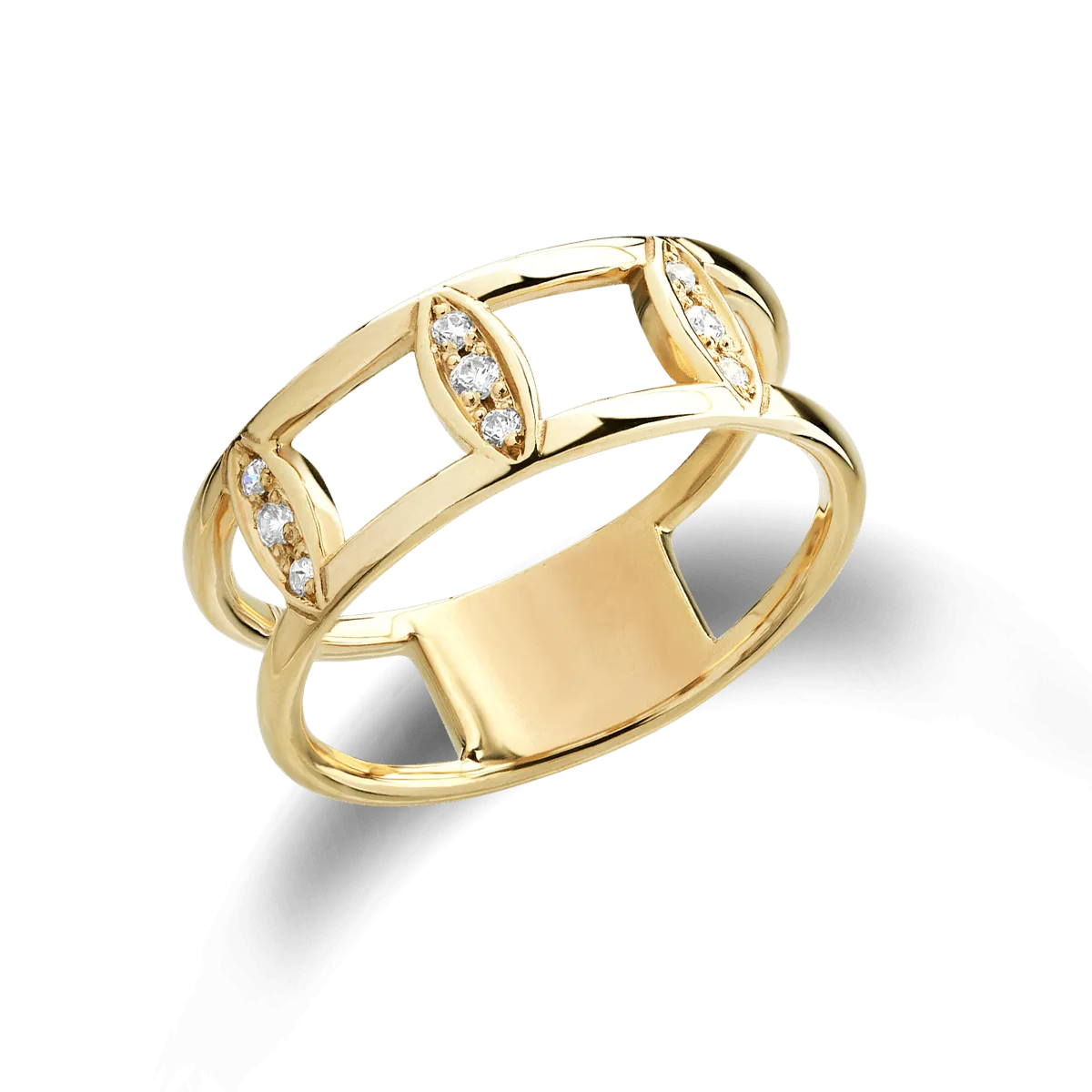 14K yellow gold ring