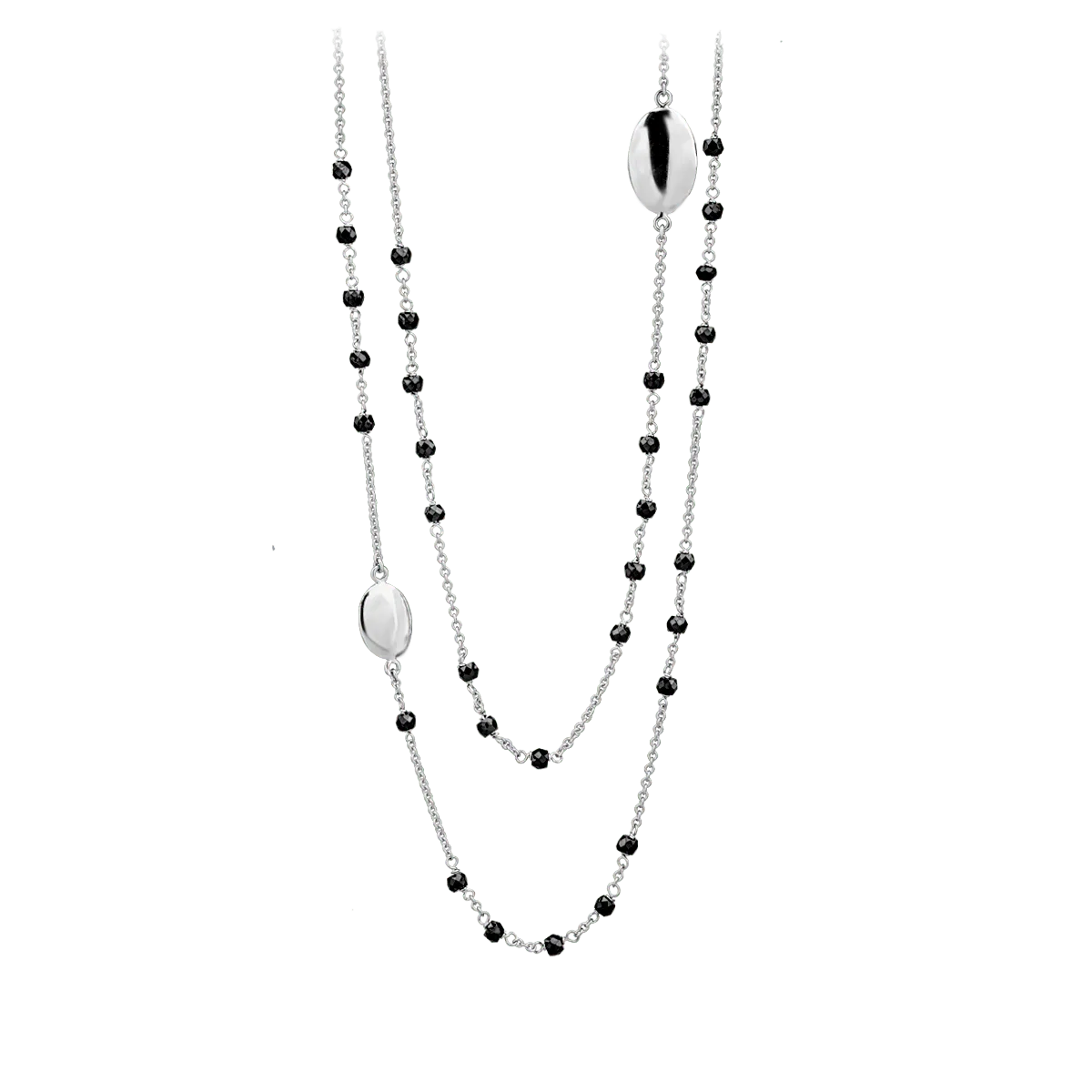 14K white gold chain
