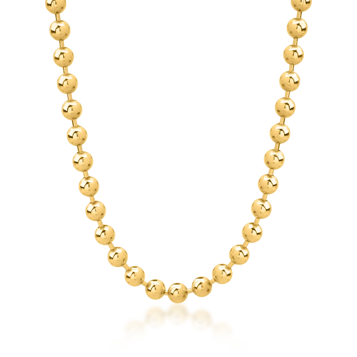 14 k sárga arany gyöngyök lánc-113670