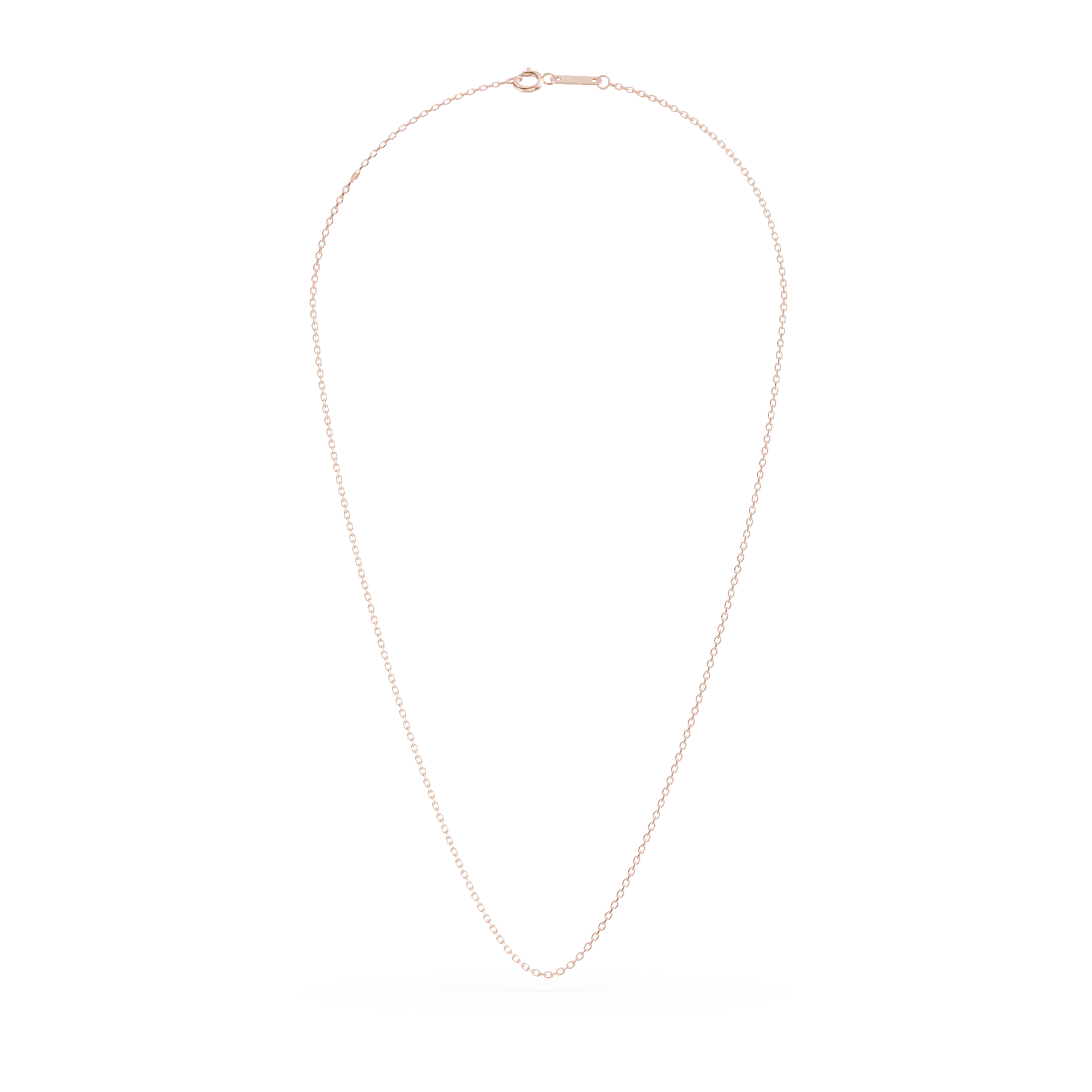 18K rose gold chain