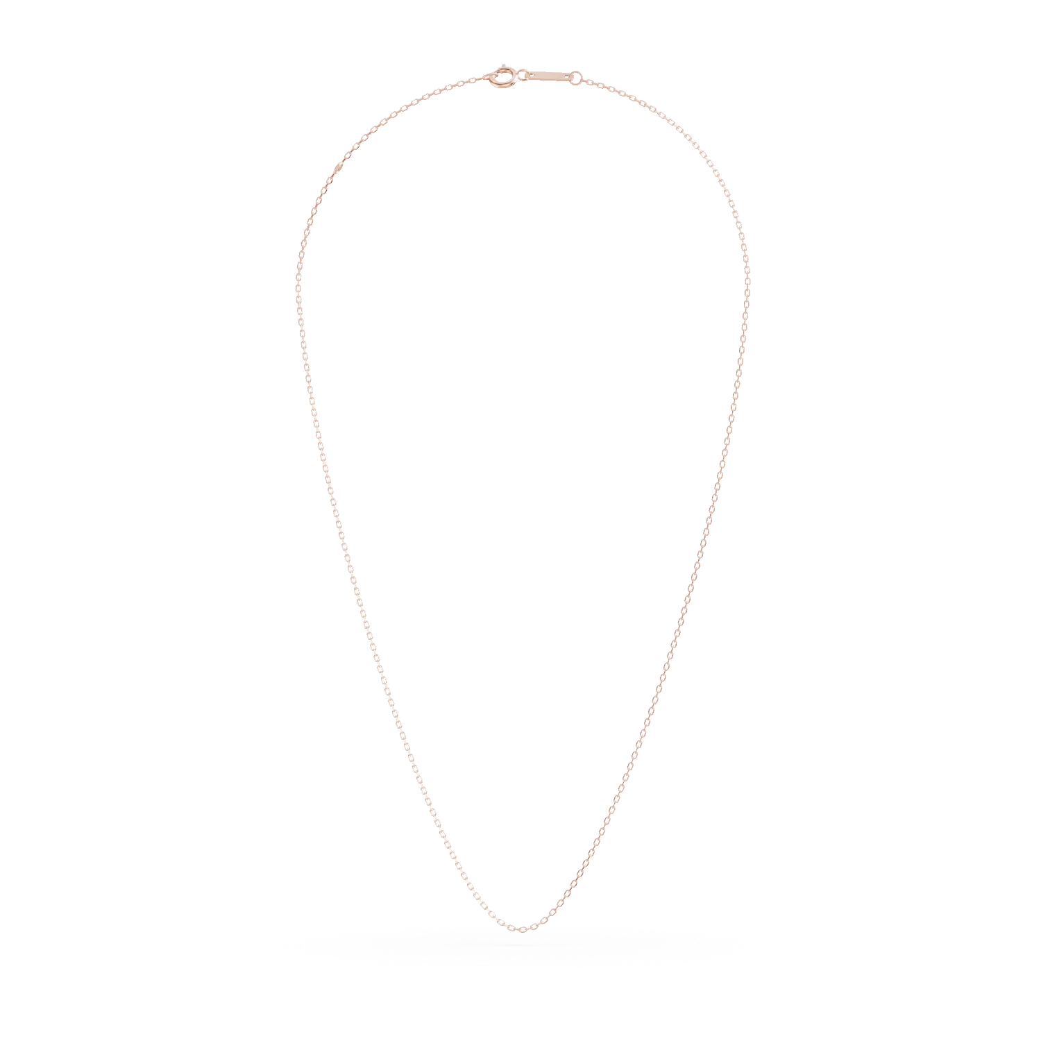 14K rose gold chain