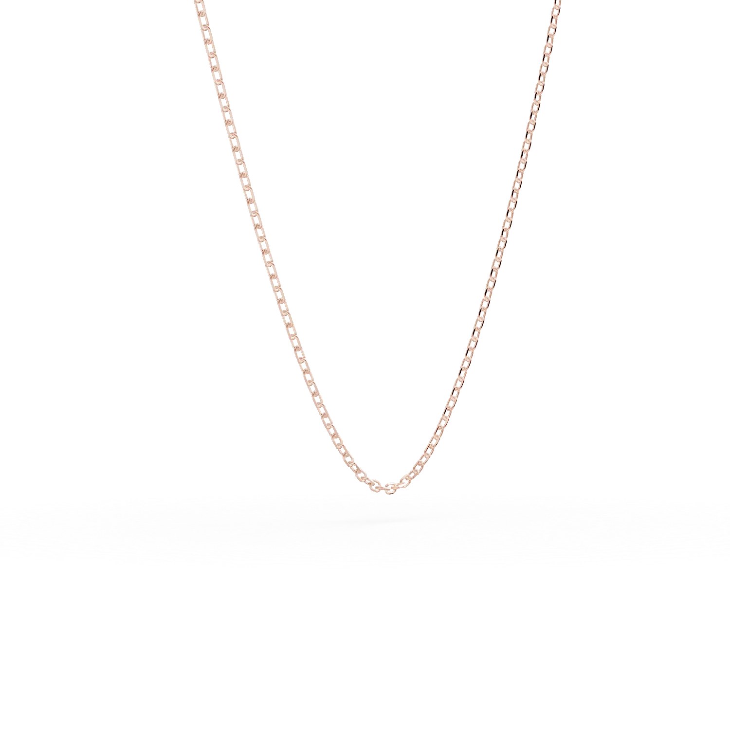 14K rose gold chain