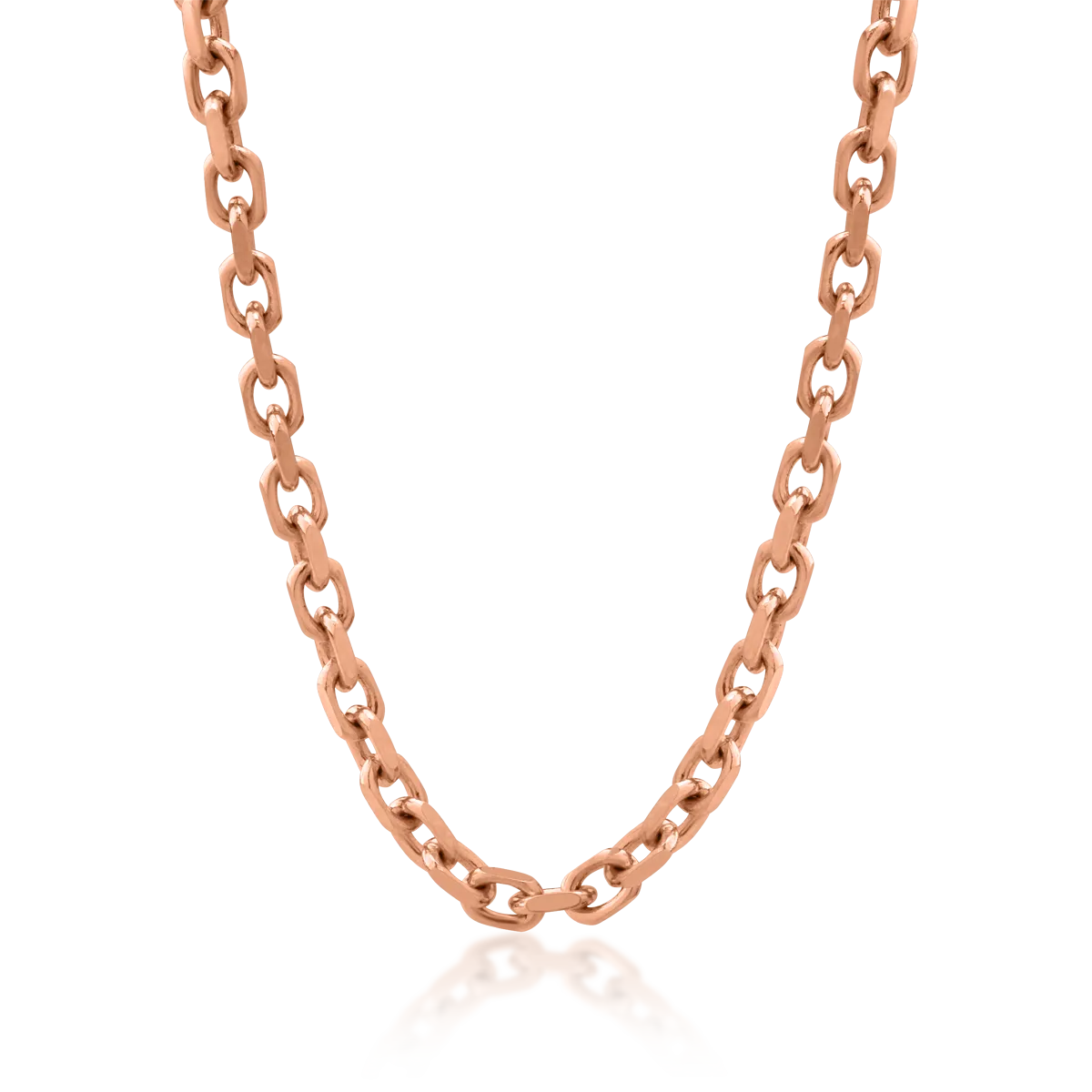 Férfi nyaklánc 14K-os rózsaszín aranyból